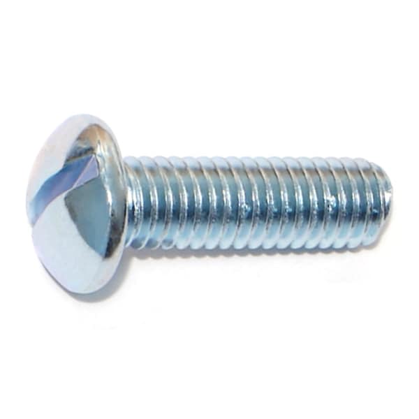 Midwest Fastener 3/18"-16 x 1-1/4 in Slotted Round Machine Screw, Zinc Plated Steel, 10 PK 60163 - main